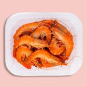 Crevettes cuites 30/40 premium (taille : moyen +) - 400g