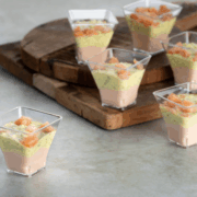 6 Verrines duo de saumon et citron aneth - 270 g