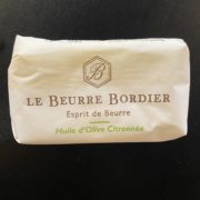 Beurre Bordier Huile d'olive citronnée - 125 g