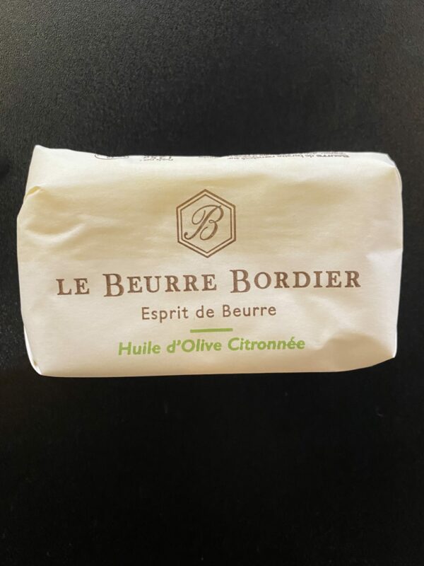 Beurre Bordier Huile d'olive citronnée - 125 g – Image 1
