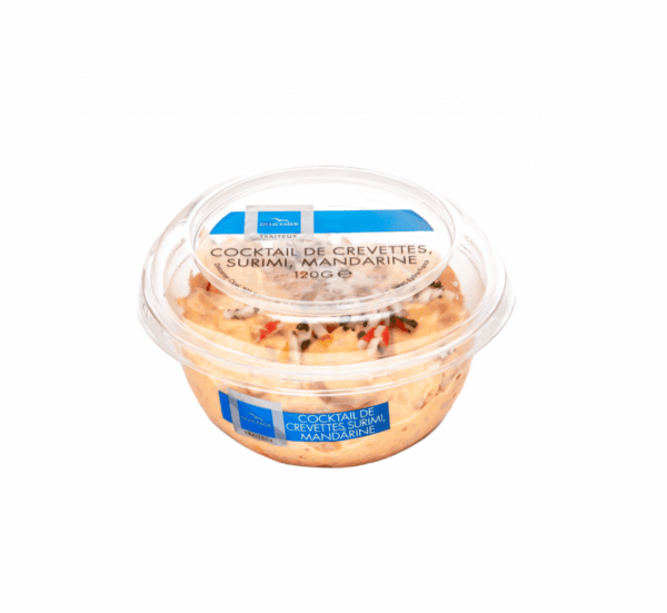 Délice cocktail crevette mandarine 120 g – Image 1