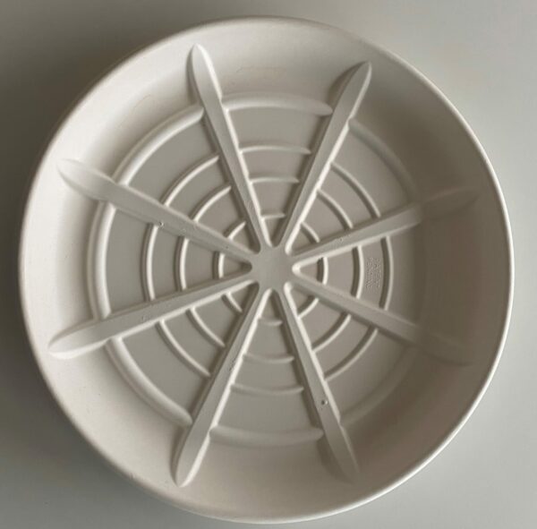 Plateau biodégradable rond pour fruits de mer -  2-3 parts (D28) – Image 1
