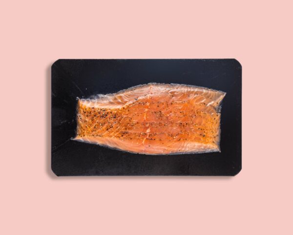 SAUMON GRAVLAX 5 BAIES Gravlax de Saumon aux 5 Baies 9 à 12 tranches - poids variable – Image 1