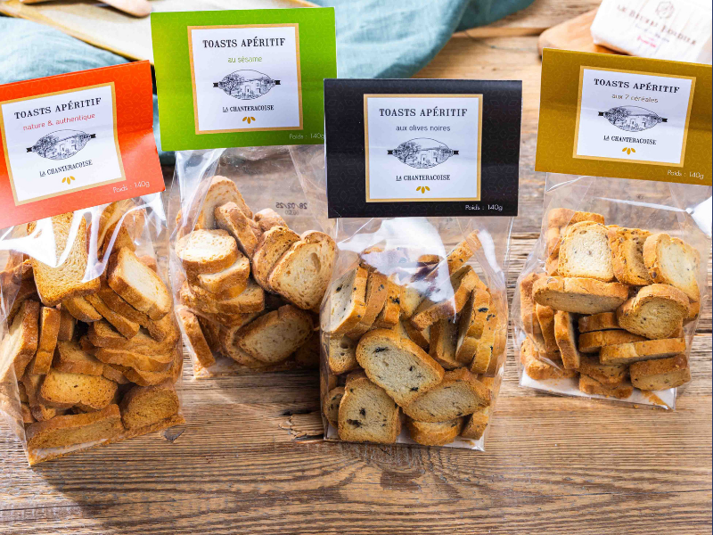 Toasts apéritifs