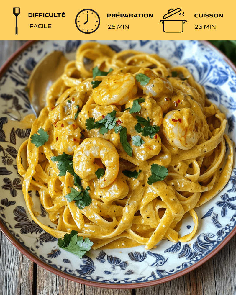 Linguine aux crevettes